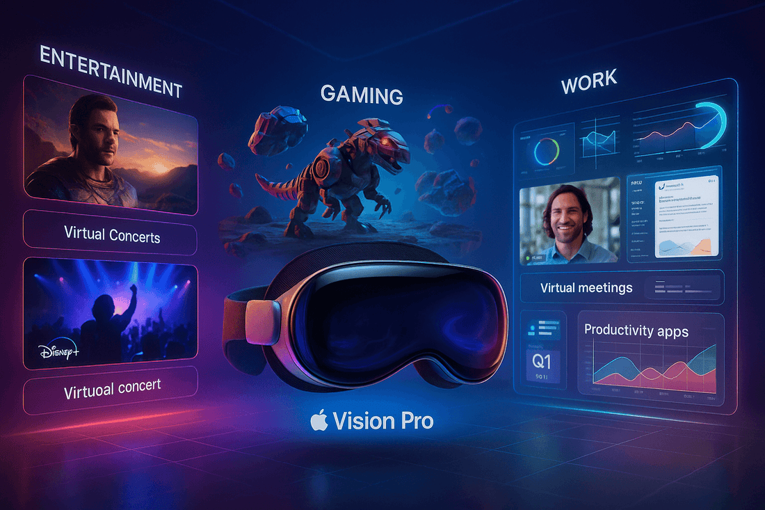 Apple Vision Pro Transforms Entertainment, Gaming, and Work Experiences