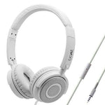 boAt BassHeads 900 On-Ear Wired Headphones with Mic (White) Brand New