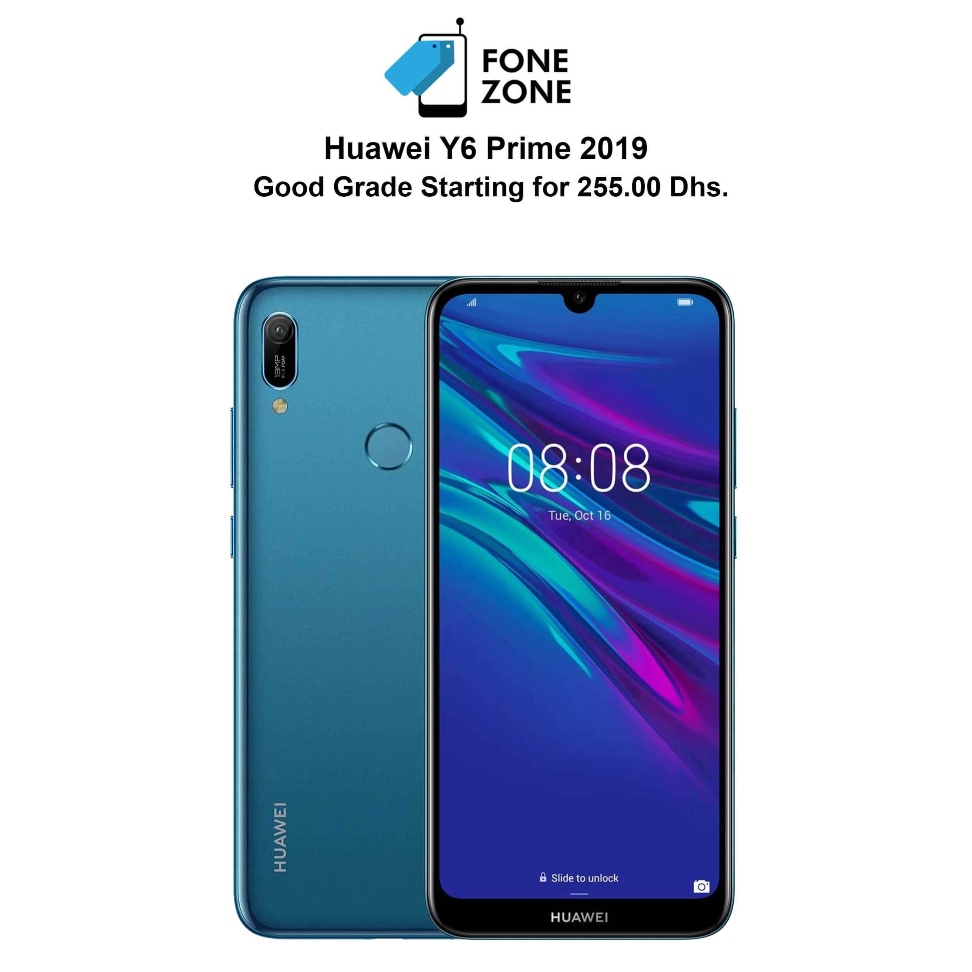Huawei Y6 Prime 2019 Sapphire Blue  online in Riyadh, Jeddah, Dammam
