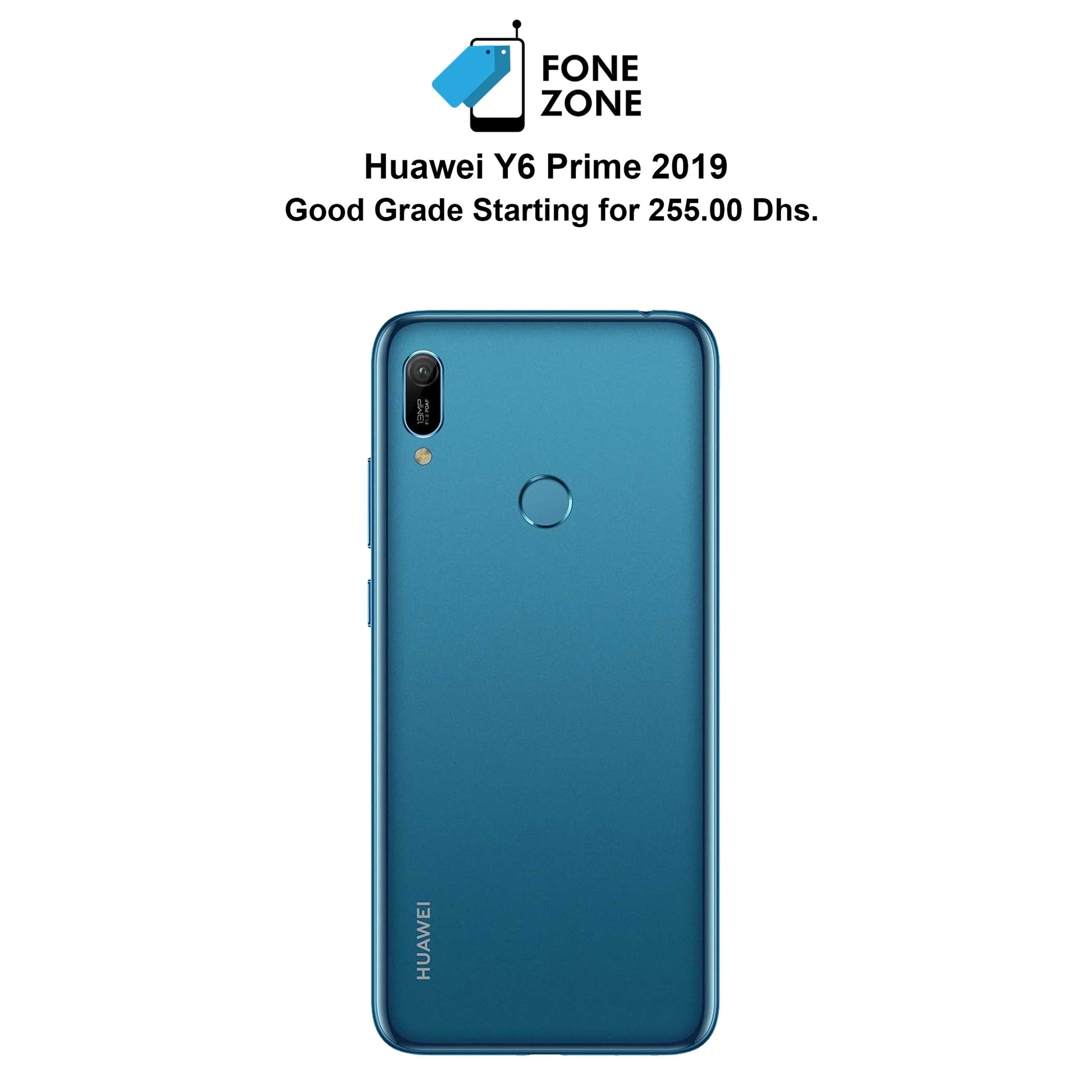 Huawei Y6 Prime 2019 Sapphire Blue smartphone available in Saudi Arabia