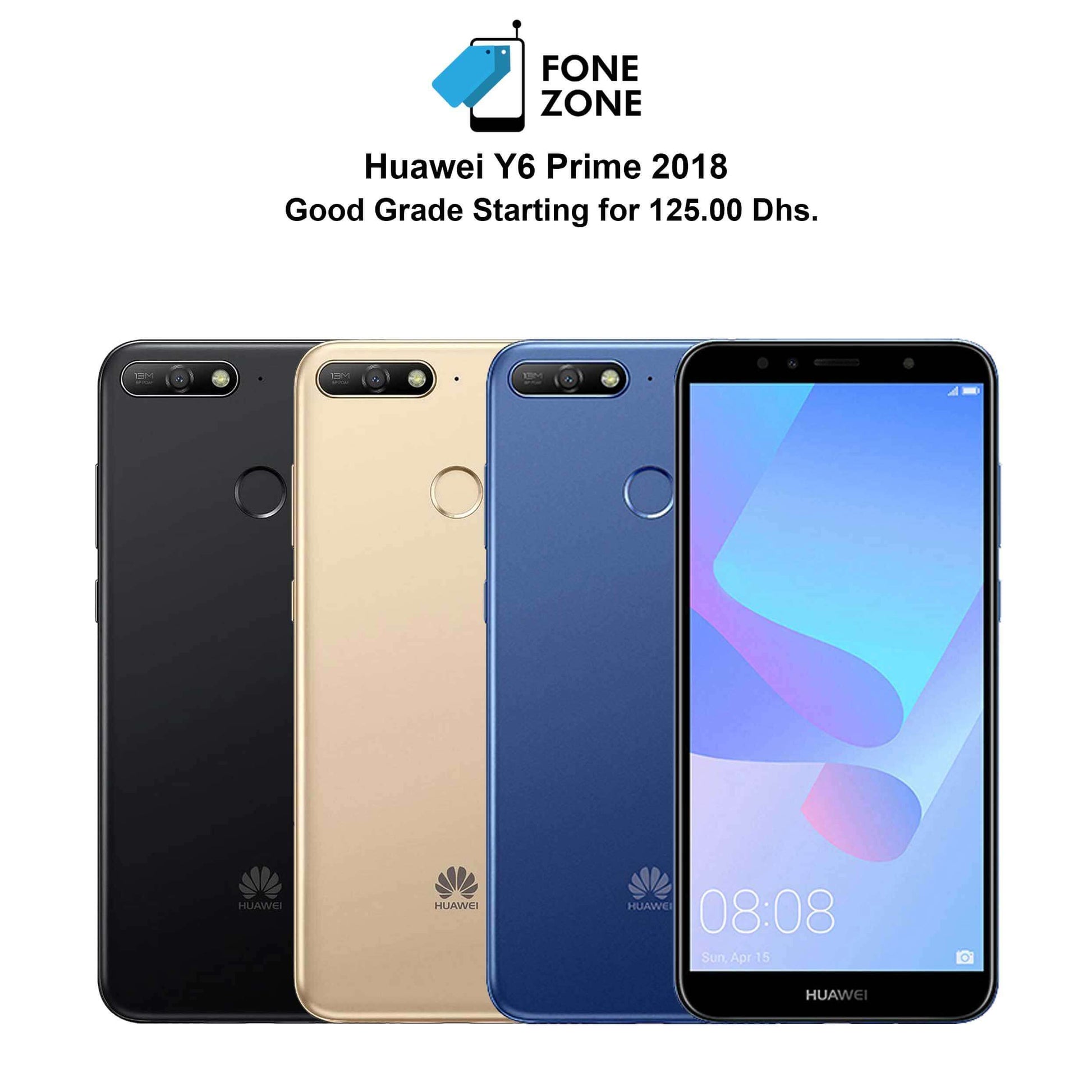 Huawei Y6 Prime 2018 for sale in KSA - Buy today from Fonezone.me