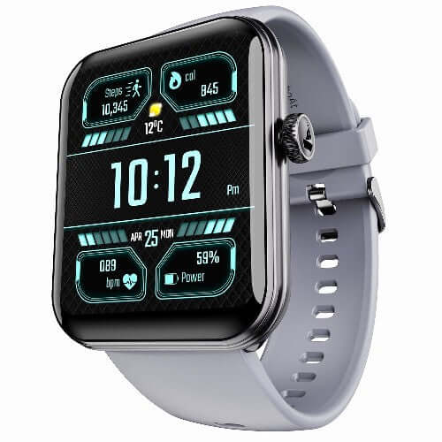 boAt Xtend Plus Smartwatch – 1.78” AMOLED, HR & SpO2, Gunmetal Grey at Best Deal in KSA
