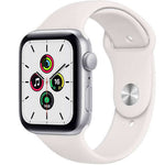 Apple Watch SE 44mm Silver White Cellular for Sale in KSA