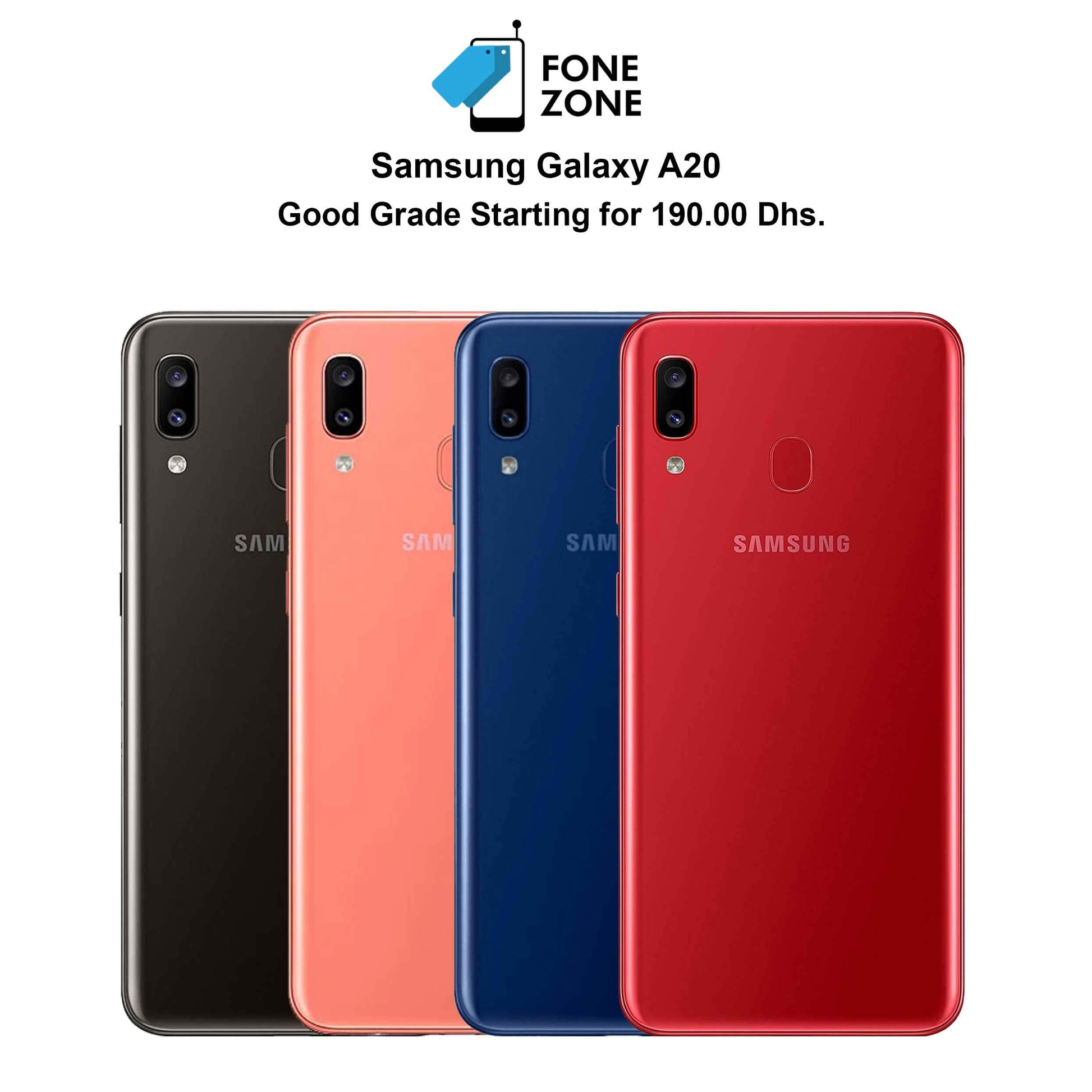 Samsung Galaxy A20 budget smartphone deals in KSA