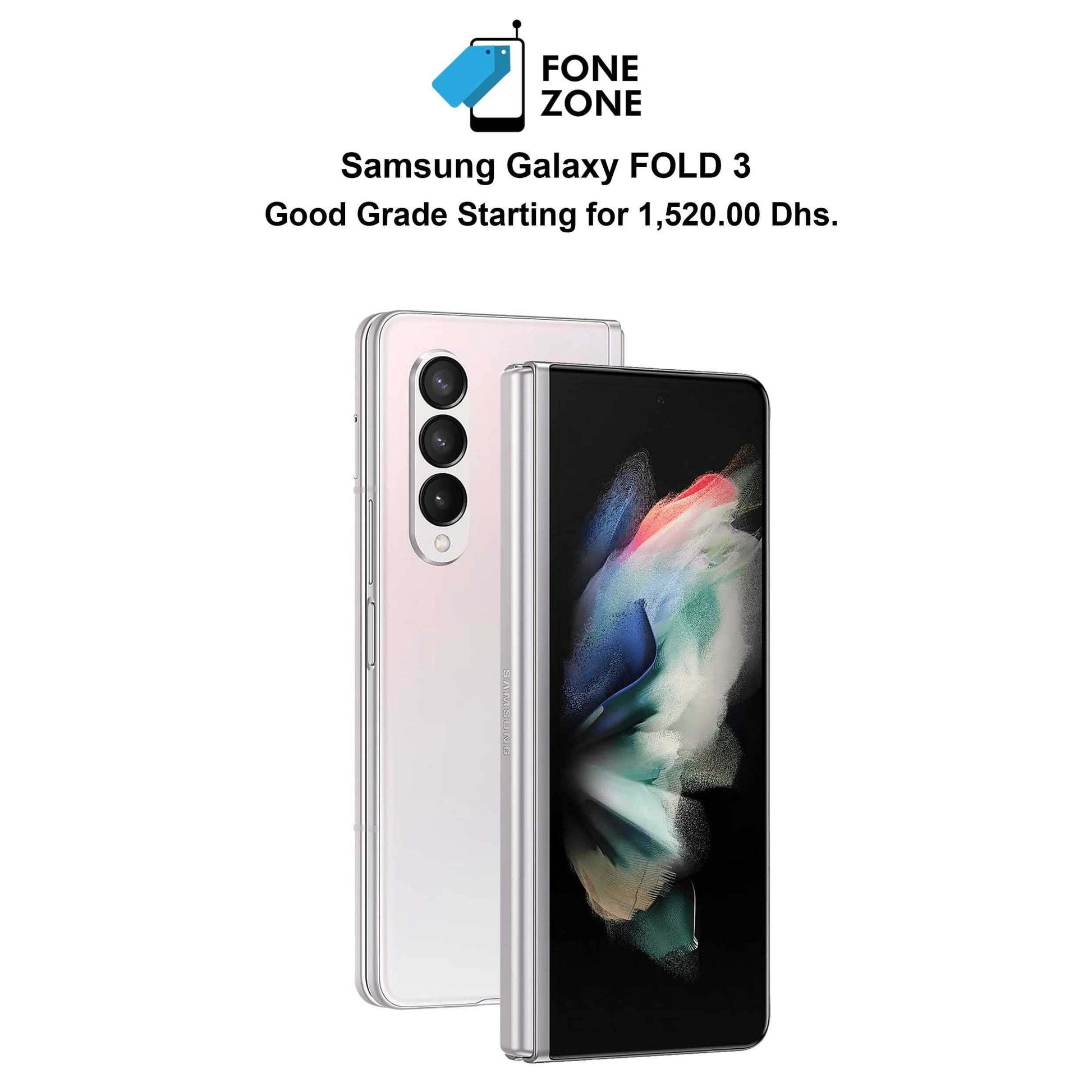 Fonezone.me offers Samsung Galaxy Z Fold 3 at lowest price