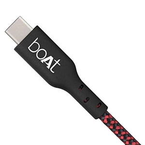 boAt A 350 Type C Cable for Personal Computer, 1.5m (Black) Brand New