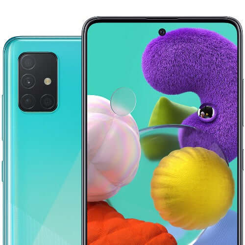 Samsung Galaxy A51 128GB 4GB RAM Single Sim Prism Crush Blue