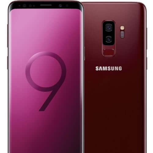 Samsung Galaxy S9 Plus 64GB 6GB Ram Single Sim 6GB RAM Burgundy Red