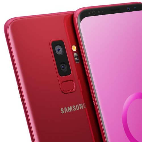 Samsung Galaxy S9 Plus 64GB 6GB Ram Single Sim 6GB RAM Burgundy Red