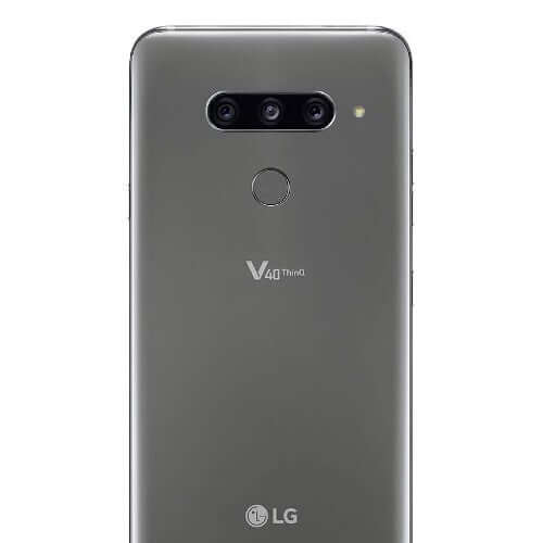 LG V40 ThinQ 64GB 6GB Ram Platinum Gray in Saudi Arabia at Fonezone