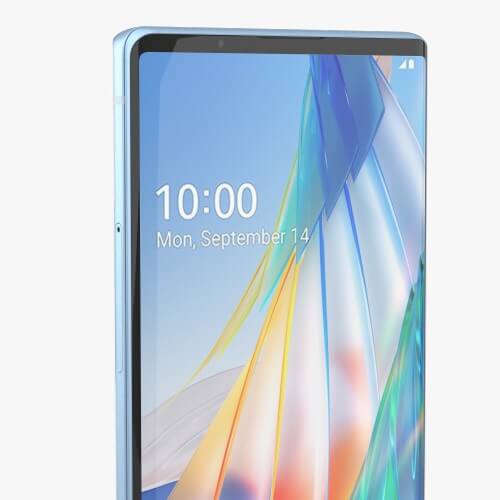 LG Wing Single SIM 128GB 8GB RAM Illusion Sky for sale in KSA - Buy today