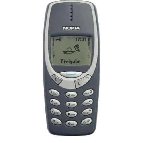 Buy Nokia 3310 front view with keypad at price in KSA