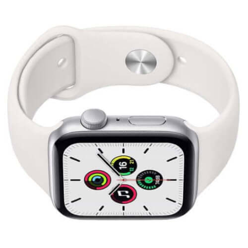 Apple Watch SE 44mm Silver White Cellular in Saudi Arabia