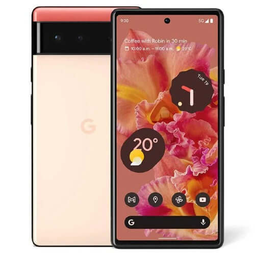 Google Pixel 6 5G (256GB+8GB RAM) kinda coral, Saudi Arabia