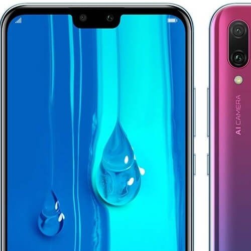 Buy Huawei Y9 2019 Aurora Purple 128GB 4GB RAM phone at Fonezone KSA