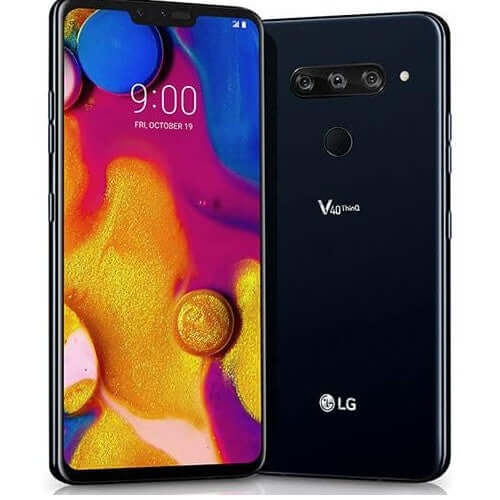 LG V40 ThinQ 64GB single sim Aurora Black in Riyadh, Jeddah, Dammam