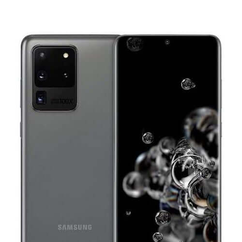 Samsung Galaxy S20 Ultra in Cosmic Grey with a 6.9-inch Dynamic AMOLED 2X display, for sale in Saudi Arabia
