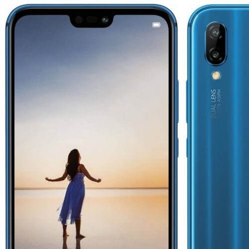 Refurbished Huawei P20 Lite Dual SIM 128GB, 4GB RAM Blue at Fonezone.me