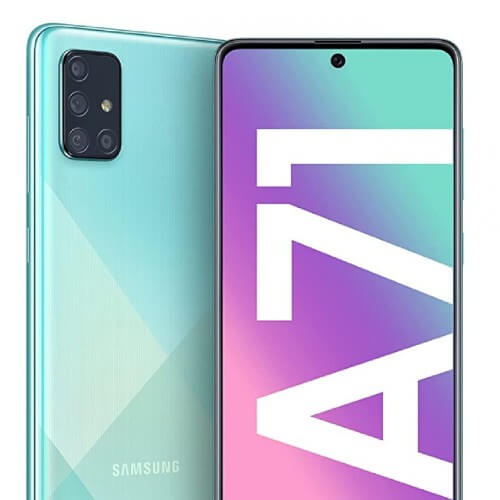 Samsung Galaxy A71 128GB 6GB RAM smartphone in KSA