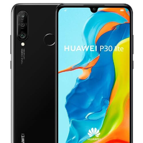 Huawei P30 Lite 128GB, 6GB Ram, single sim, Midnight Black available in Riyadh