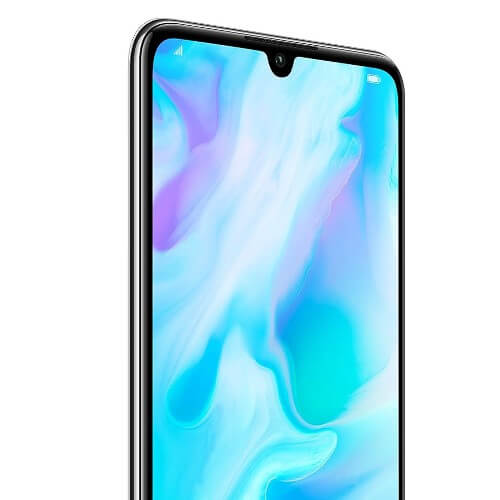 Huawei P30 Lite 128GB, 6GB Ram, single sim, Pearl White - Fonezone KSA