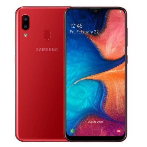 Samsung Galaxy A20 32GB Single Sim – Sleek Red Smartphone