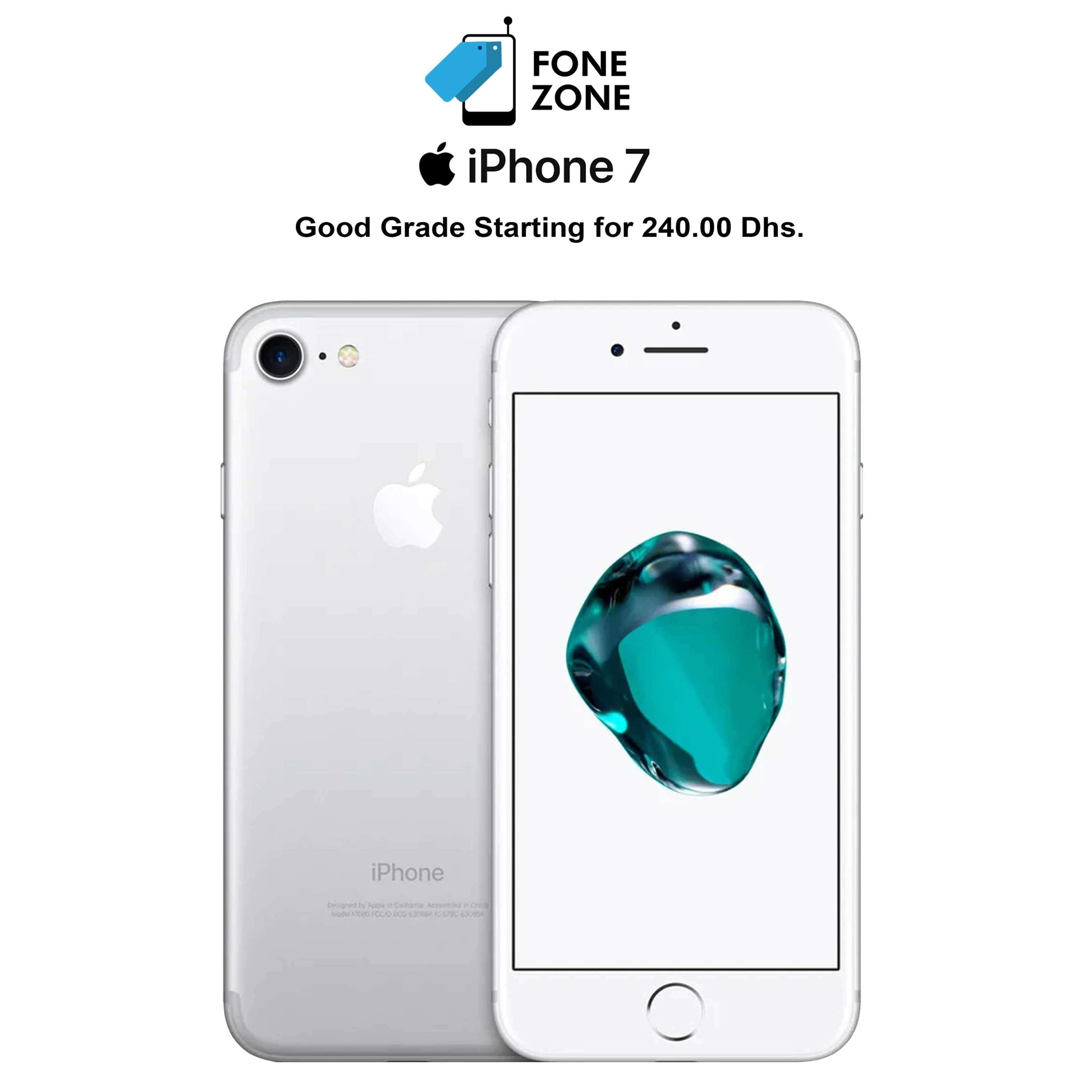 Premium Apple iPhone 7 Silver KSA deal at Fonezone.me
