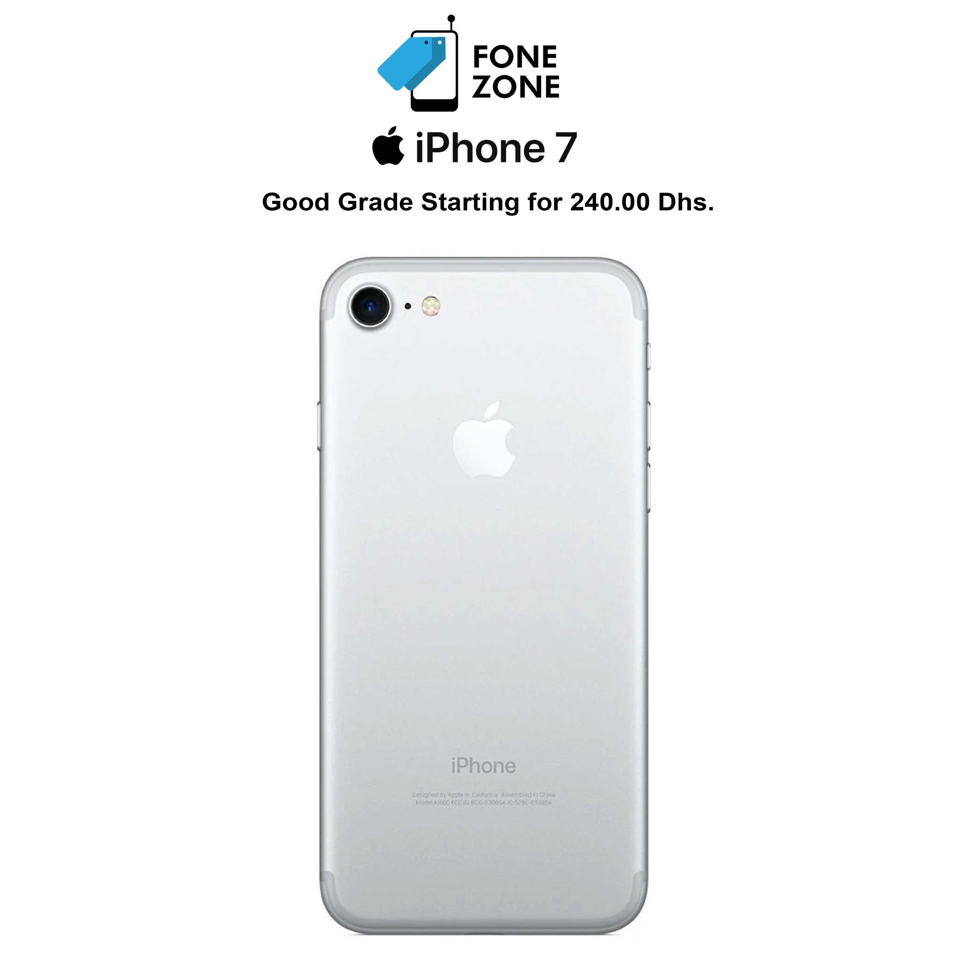Apple iPhone 7 128GB Silver smartphone for sale in KSA
