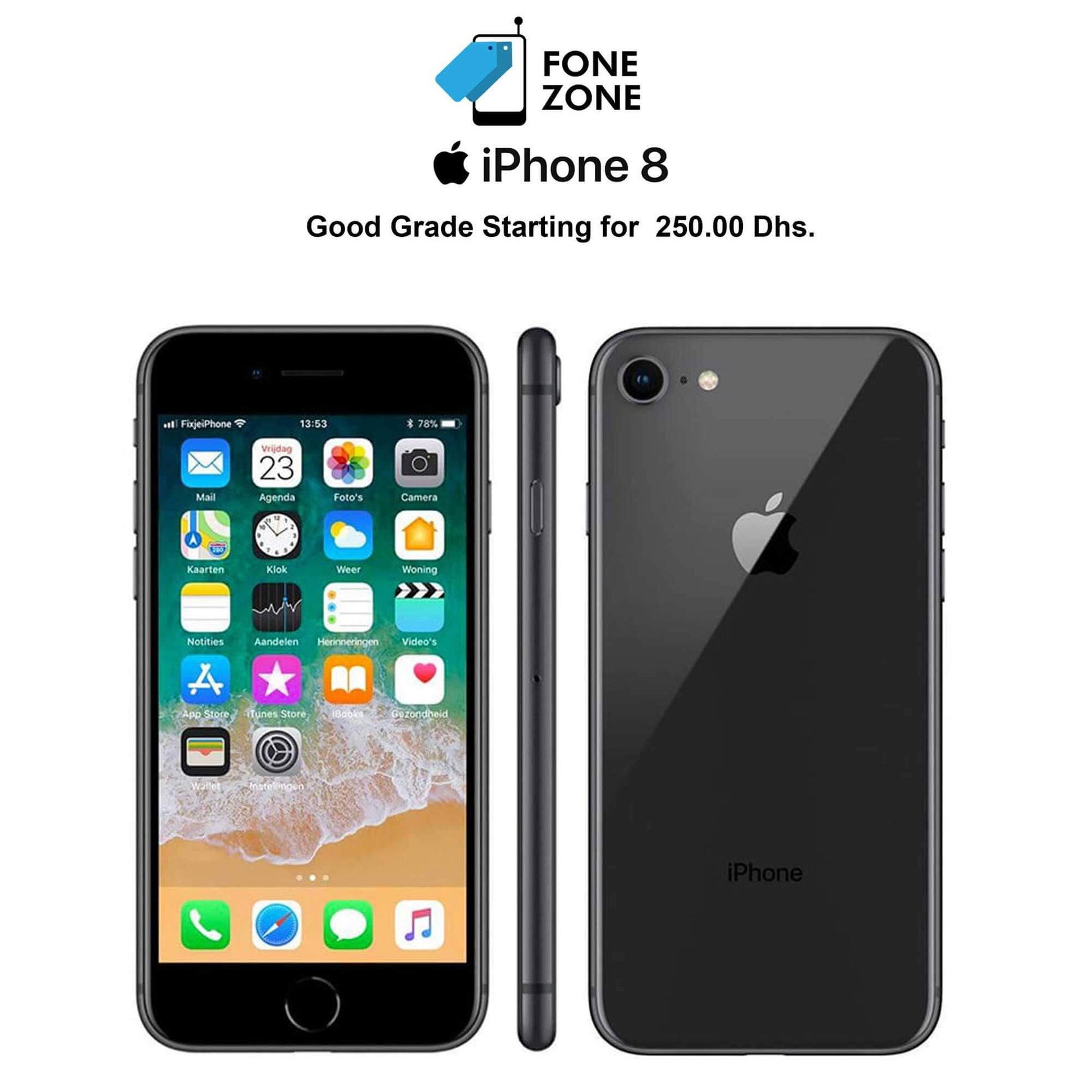 Apple iPhone 8 Space Grey, a premium phone option