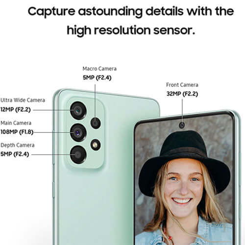 SAMSUNG Galaxy A73 5G 256 GB, 8 GB RAM,