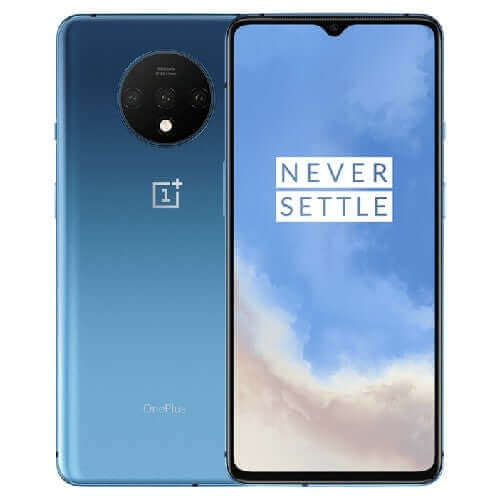 OnePlus 7T 128GB 8GB Ram single sim Glacier Blue for sale in KSA