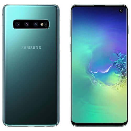 Samsung Galaxy S10 128GB Prism Green Price in KSA - Main Image