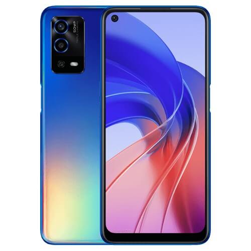 Oppo A55s 256GB 8GB Ram Dual Sim Blue exclusive deals at Fonezone.me