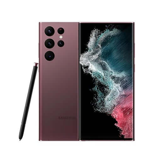 Samsung Galaxy S22 Ultra 512GB 12GB RAM Burgundy Comes with warranty in KSA