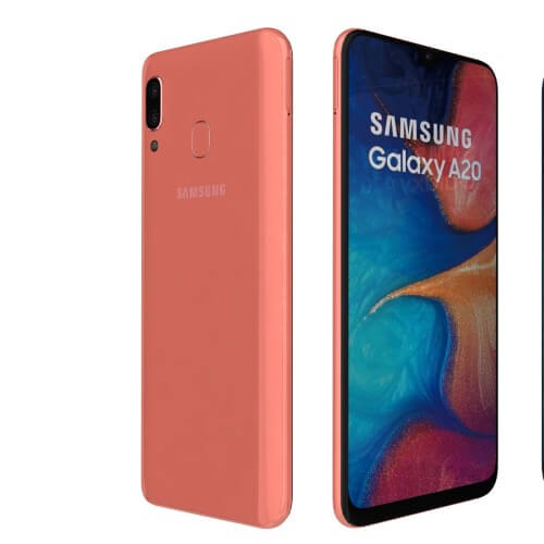 Samsung Galaxy A20 32GB 3GB Ram Single Sim Coral Orange | Fonezone KSA