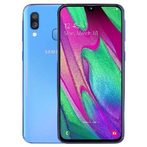 Samsung Galaxy A40 64GB 4GB Ram Dual Sim Blue:  Price, Specs & Deals in KSA