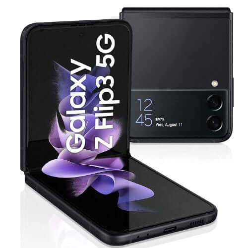 Samsung Galaxy Z Flip3 5G Dual Sim 256GB, 8GB RAM Phantom Black Brand New | KSA