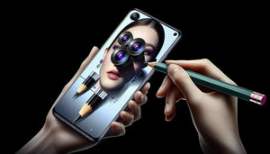 Best Google Phones 2024 featured image showcasing advanced camera technology on a Google Pixel phone