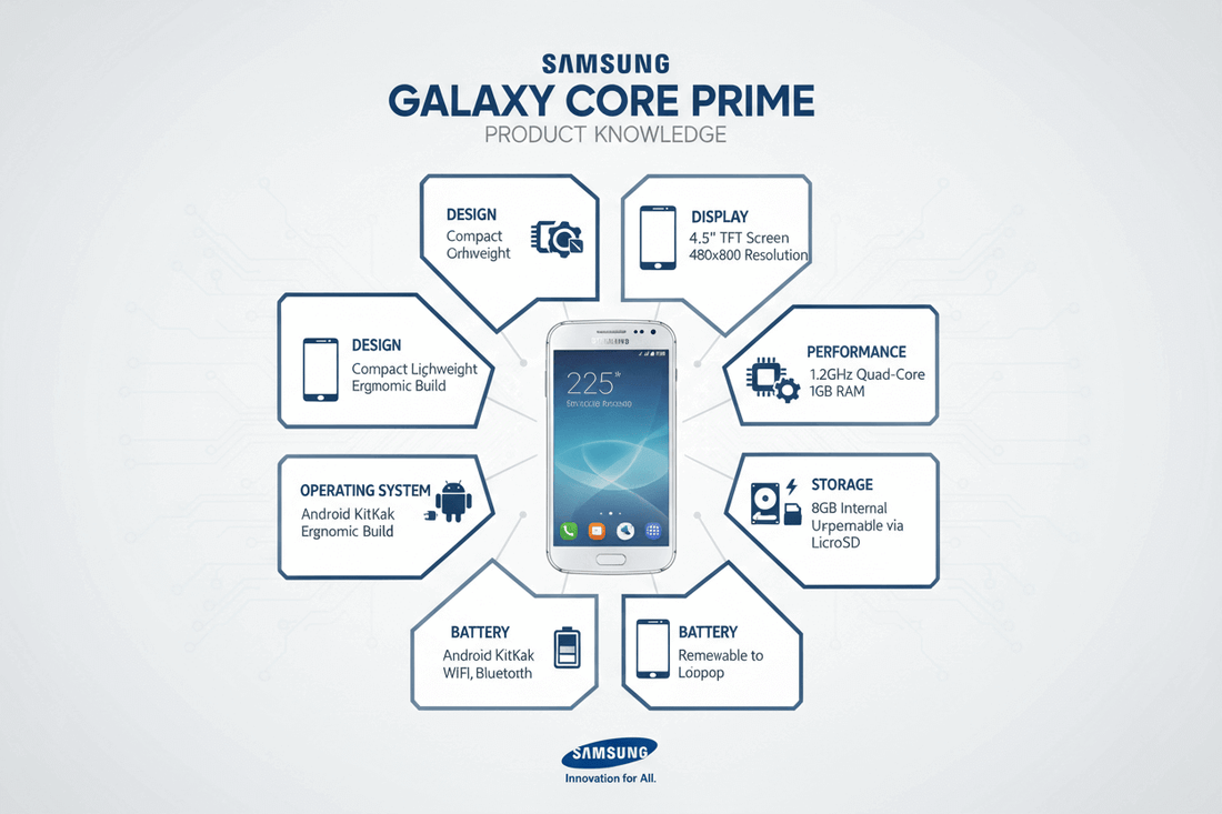 Samsung Galaxy Core Prime Smartphone at Fonezone.me