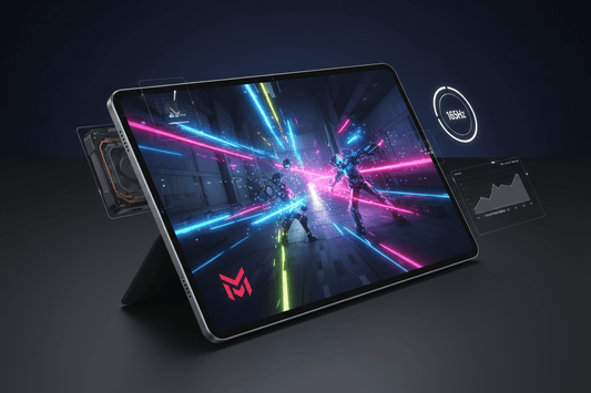 RedMagic Astra Tablet showcasing vibrant gaming graphics and advanced features for the ultimate gaming experience.