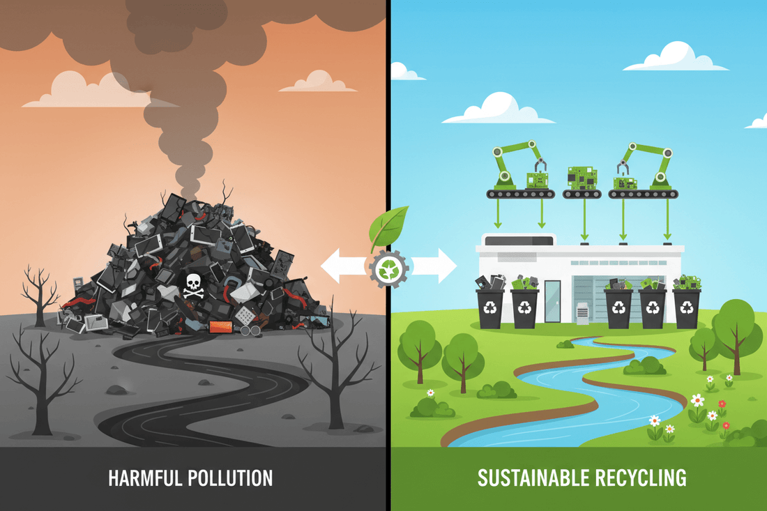 Smart E-Waste Management Practices Reducing Harmful Environmental Impact