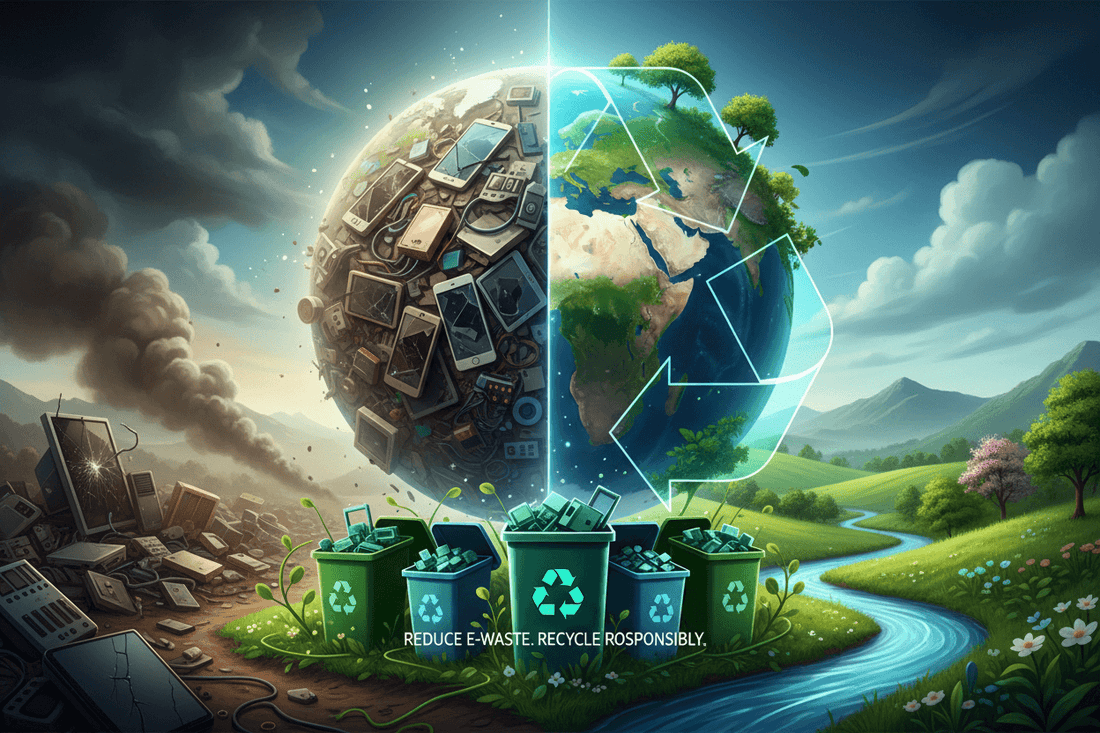 Protect environment sustainably by reducing electronic waste pollution