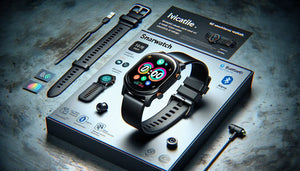 boAt Xtend smartwatch packaging with 1.69" HD display and Bluetooth features.