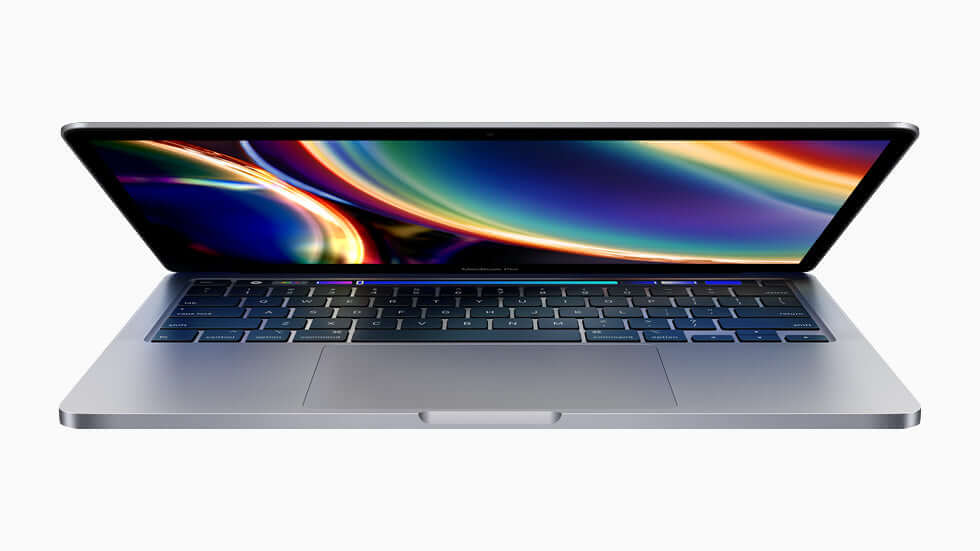 Apple MacBook Pro A1398 showcasing its Retina display and keyboard from a top view.