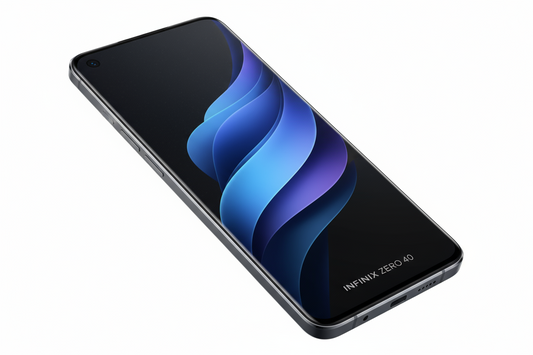 Infinix Zero 40 enhances selfies with powerful front lens.