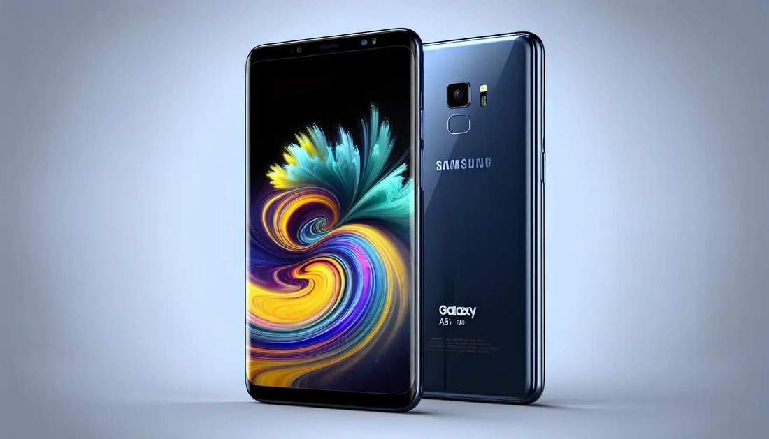 Samsung Galaxy A5 2017 showcased from the front and back, highlighting its vibrant display and sleek design.