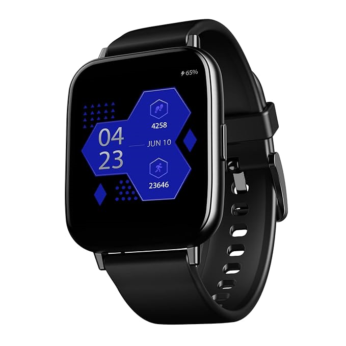 boAt Wave Prime47 Smart Watch - 1.69" HD Matte Black