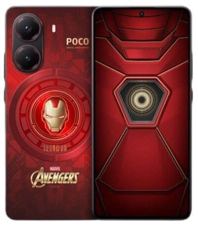 Poco X8 Pro Iron Man Edition showcasing the unique gaming design and features.