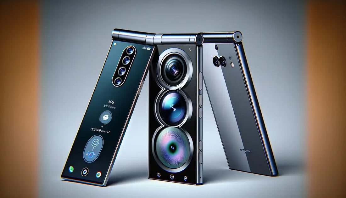 OPPO Find N3 Flip showcased in an unboxed view featuring its sleek design and advanced camera setup.