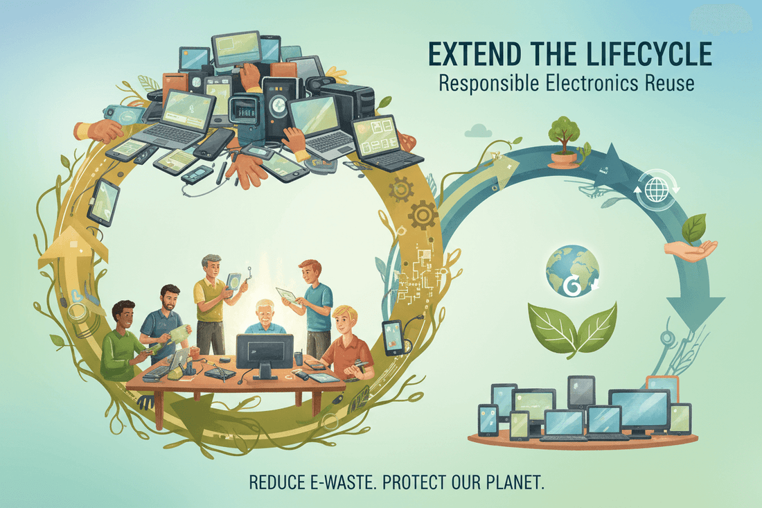 Reusing Electronics Helps Decrease the Overall E-Waste Burden